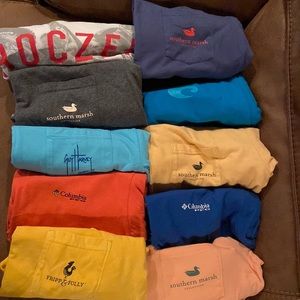 Lot of 10 Mens size medium shirts